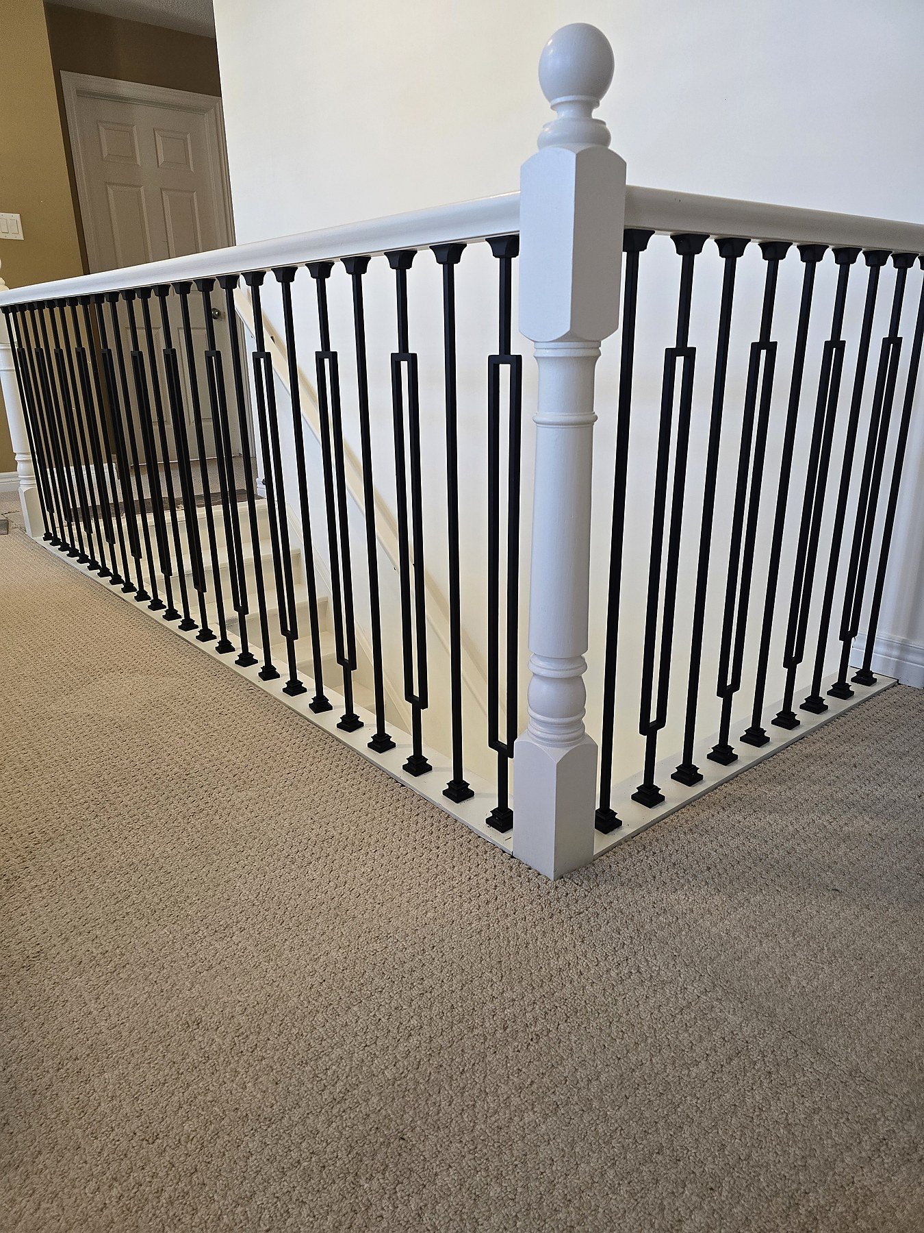 Finished railing