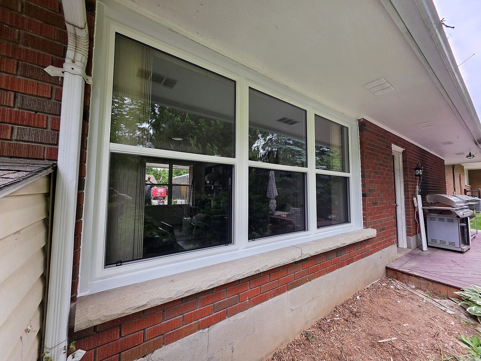 Completed window installation